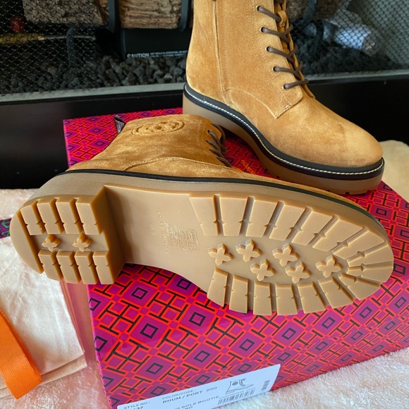 🎉HOST PICK🎉*NWT* TORY BURCH MILLER SUEDE BOOTIES - Picture 5 of 7